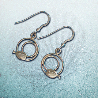 Surgeonfish bubble earrings 
