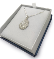 gift boxed silver limpet shell