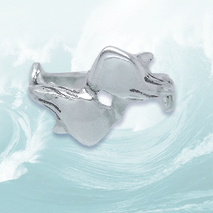 silver whaleshark ring