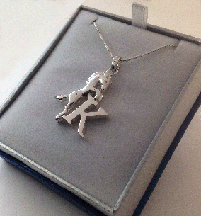Handmade horse pendant